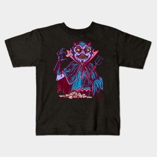 Monster Cookie Devil Blue Kids T-Shirt